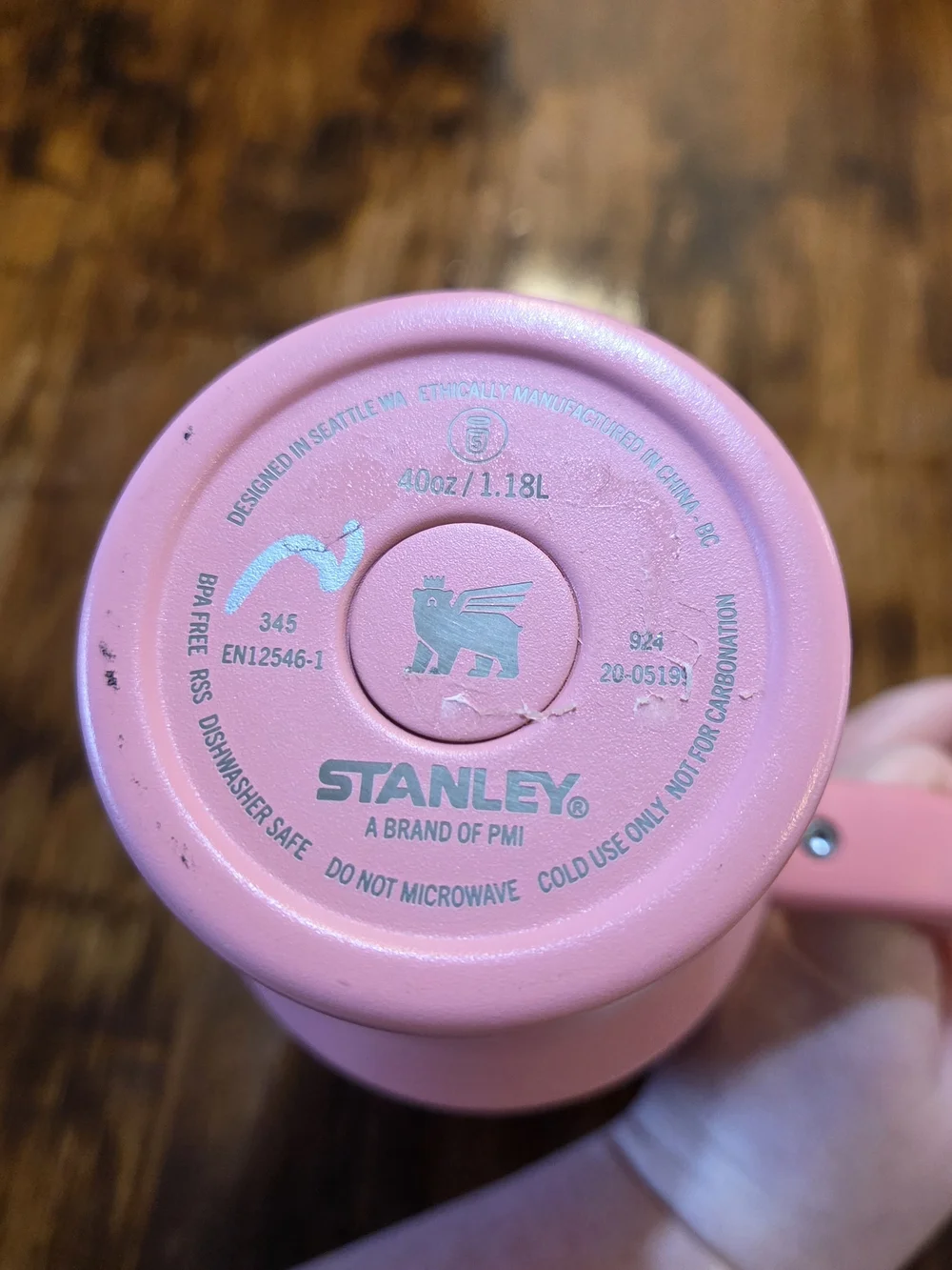 Stanley 40 oz. Quencher ProTour Flip Straw Tumbler - Plumeria Chevron - Picture 5 of 5